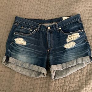 Rag and Bone Freeport distressed shorts size 30
